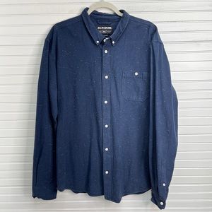 Dakine Speckled Navy Blue Button Down